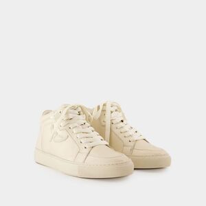 ZADIG&VOLTAIRE Zadig & Voltaire Leather High-Top Sneakers Women WHITE